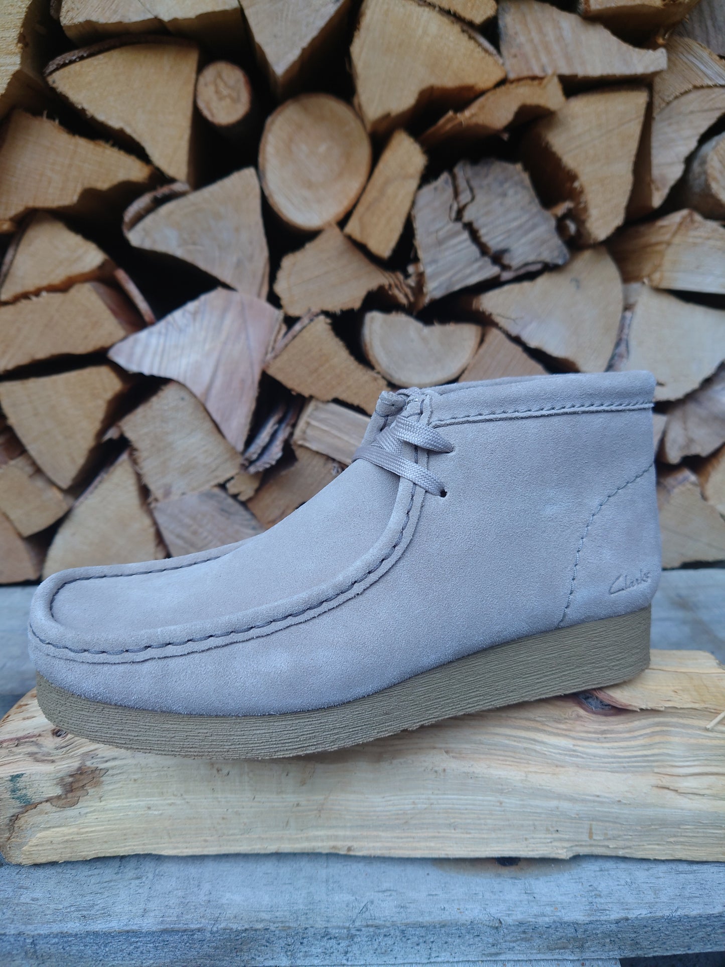 Clarks Mocassini Donna - Modello WALLABEE (Sand Suede)