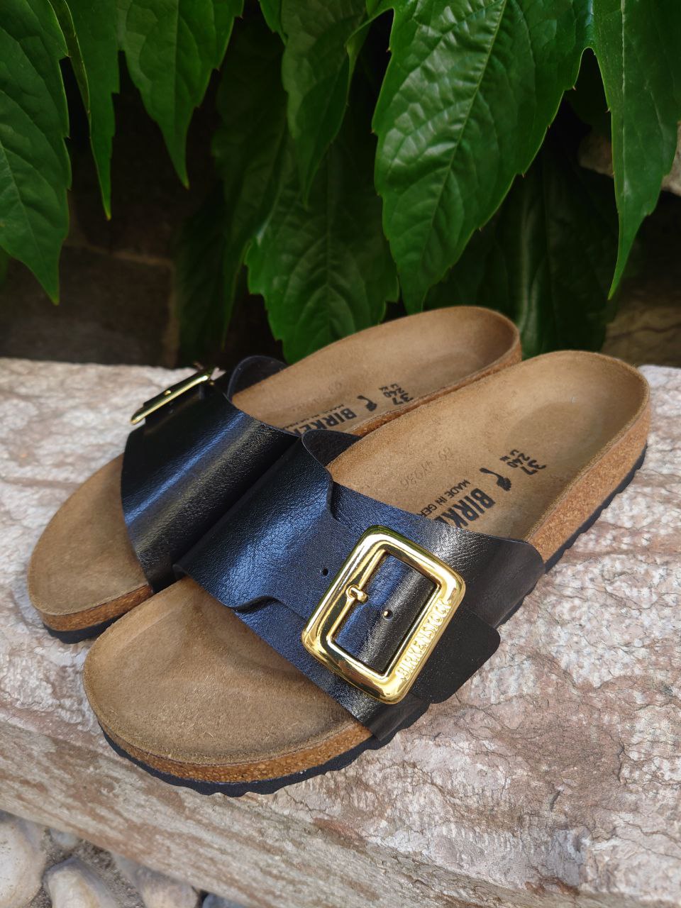 Birkenstock Donna – Modello 1029481 Catalina Cushion Buckle Licorice