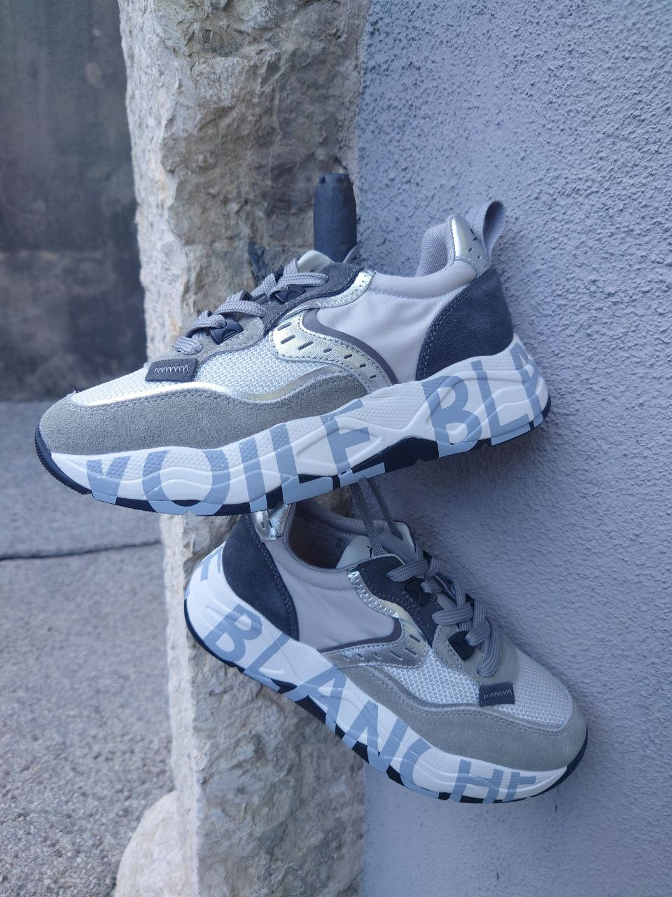 Voile Blanche Sneakers Donna - Modello 2017475.11.1B24 (grey-silver)