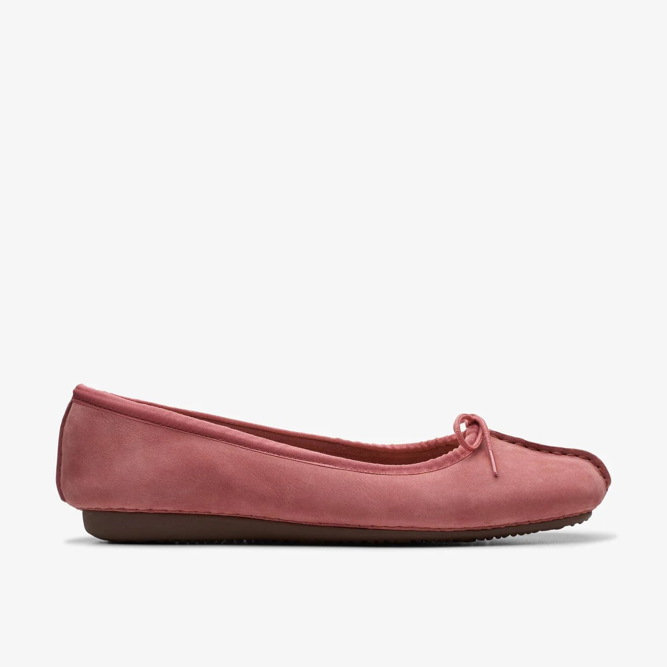 Clarks Scarpe Donna - Modello Freckle Ice (Dusty Rose Nubuck)