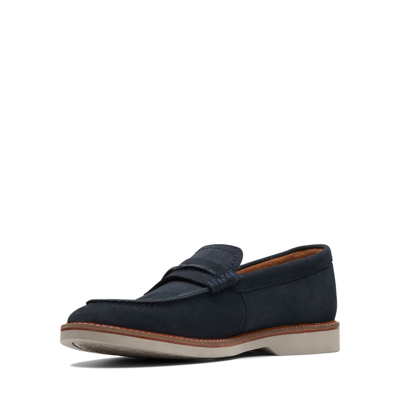 Clarks Scarpe Uomo - Modello AtticusLTSLIP (Navy Suede)