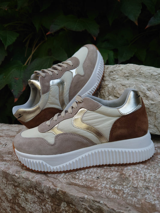 Voile Blanche Sneakers Donna - 2018106021E99 (Dove/Beige/Brown)