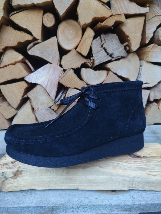 Clarks Mocassini Donna - Modello WALLABEE (Black Suede)
