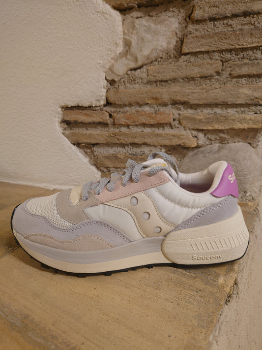 Saucony Sneakers Donna - Modello S60790-4 (White/Grey/Rose)