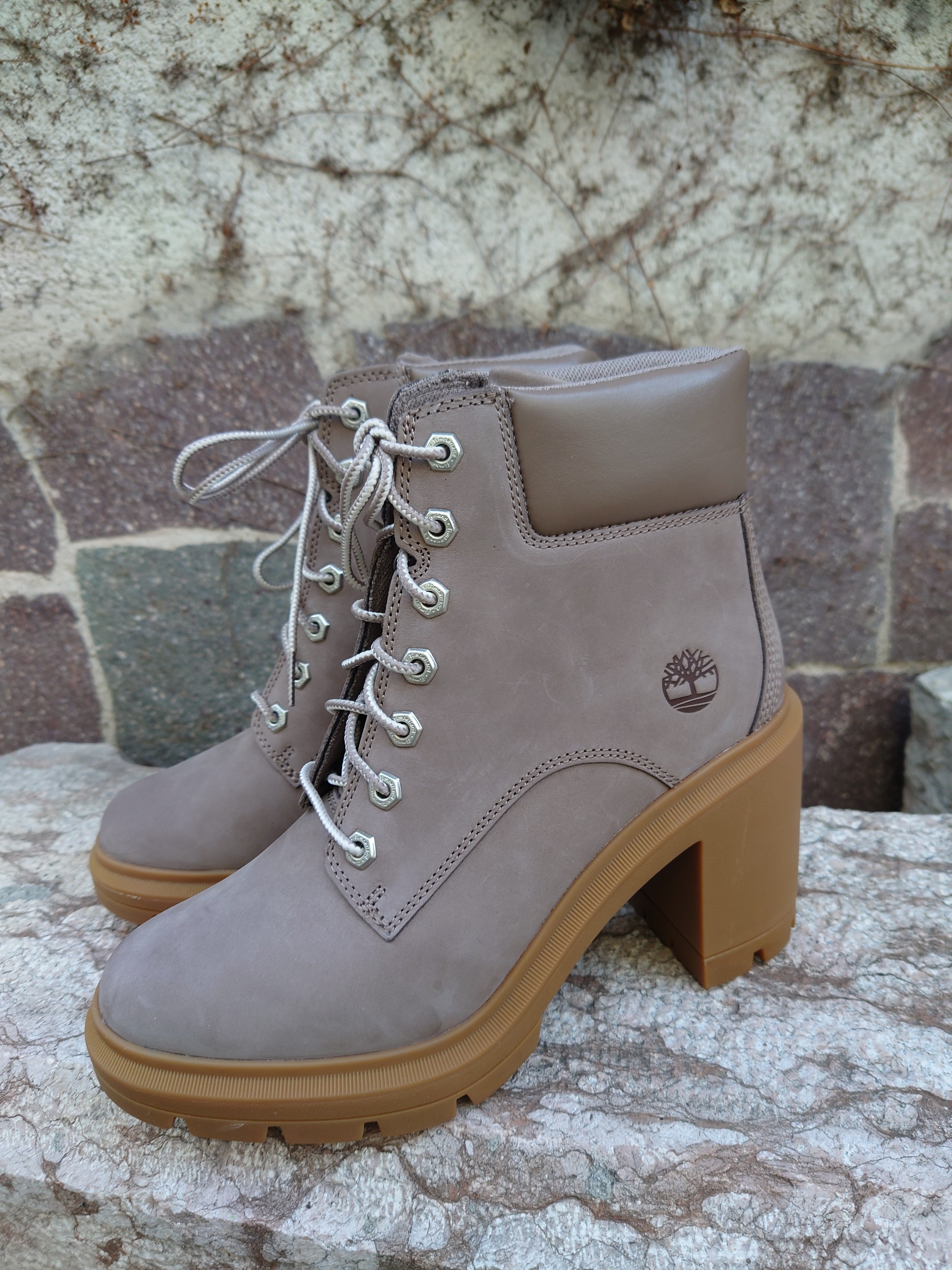 Timberland Stivaletti Donna - Modello TB0A5Y6Z (Taupe grey nubuck)