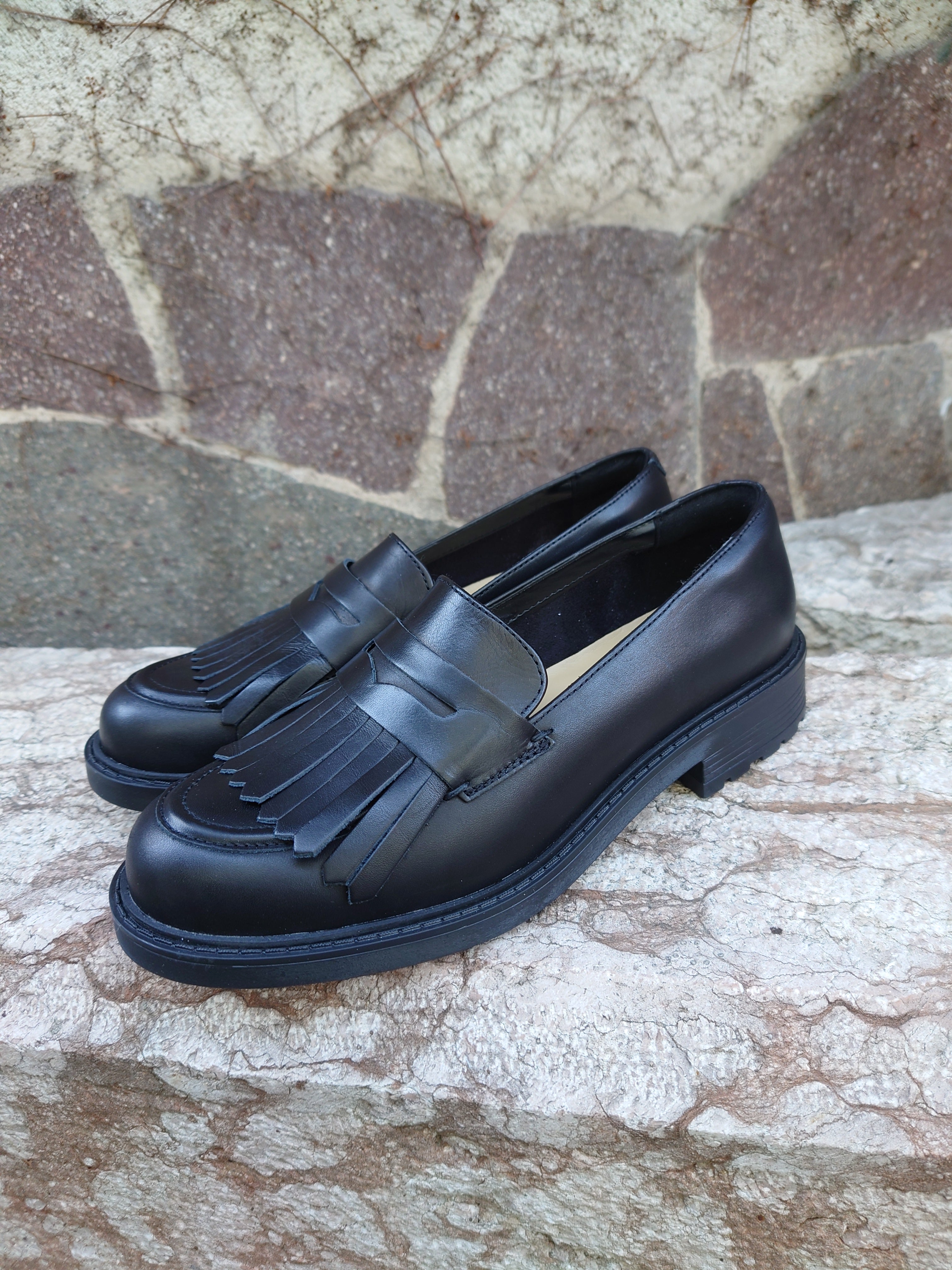 Clarks Mocassini Donna - Modello ORINOCO2 LOAFER (Black Leather)