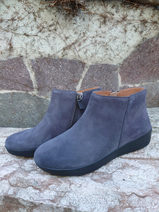 FitFlop Scarpe Donna - Modello O54-644 (Steel Grey Suede)