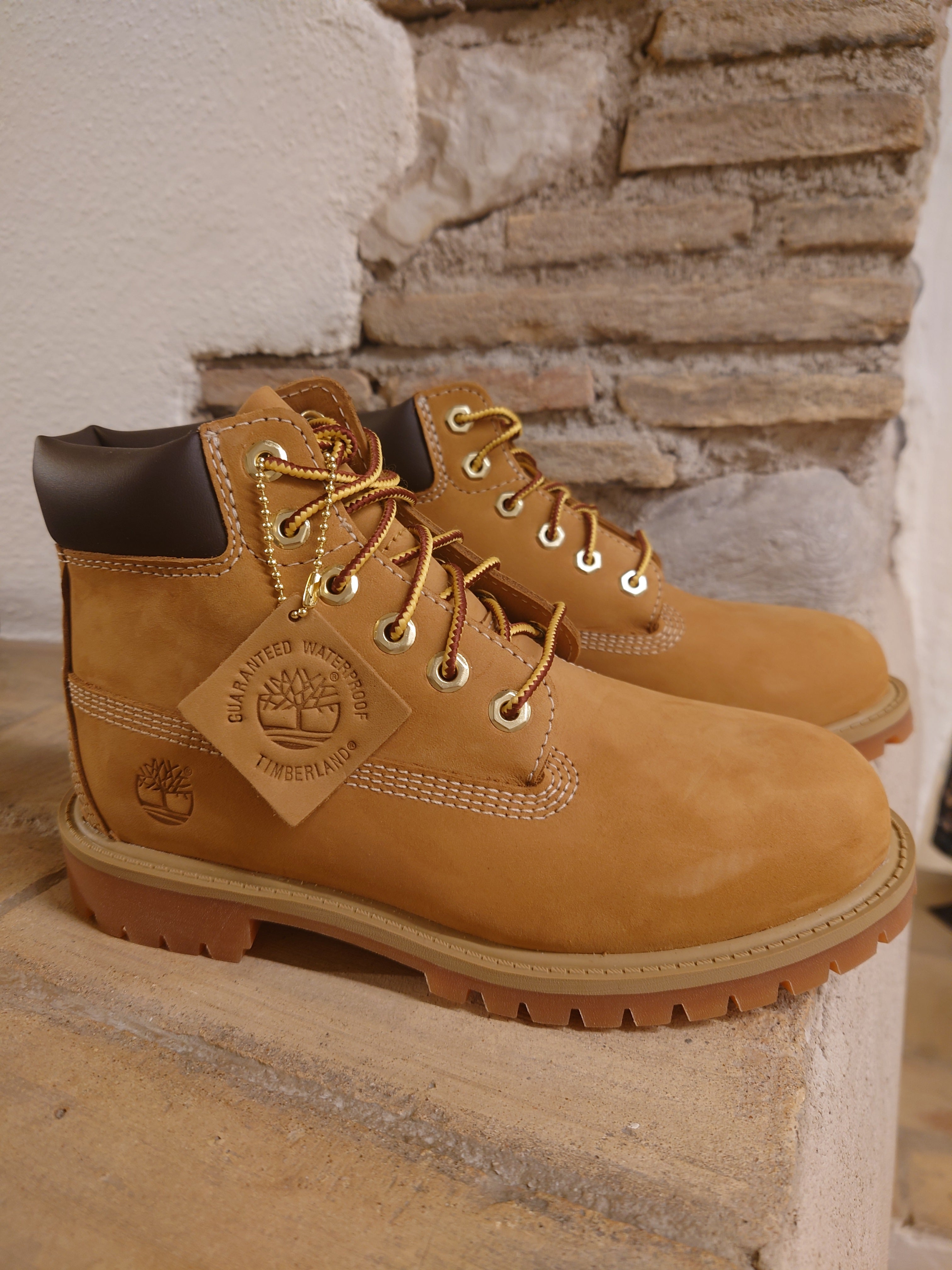 Timberland Stivaletti Bambino a Modello TBO12709 Wheat Nubuck