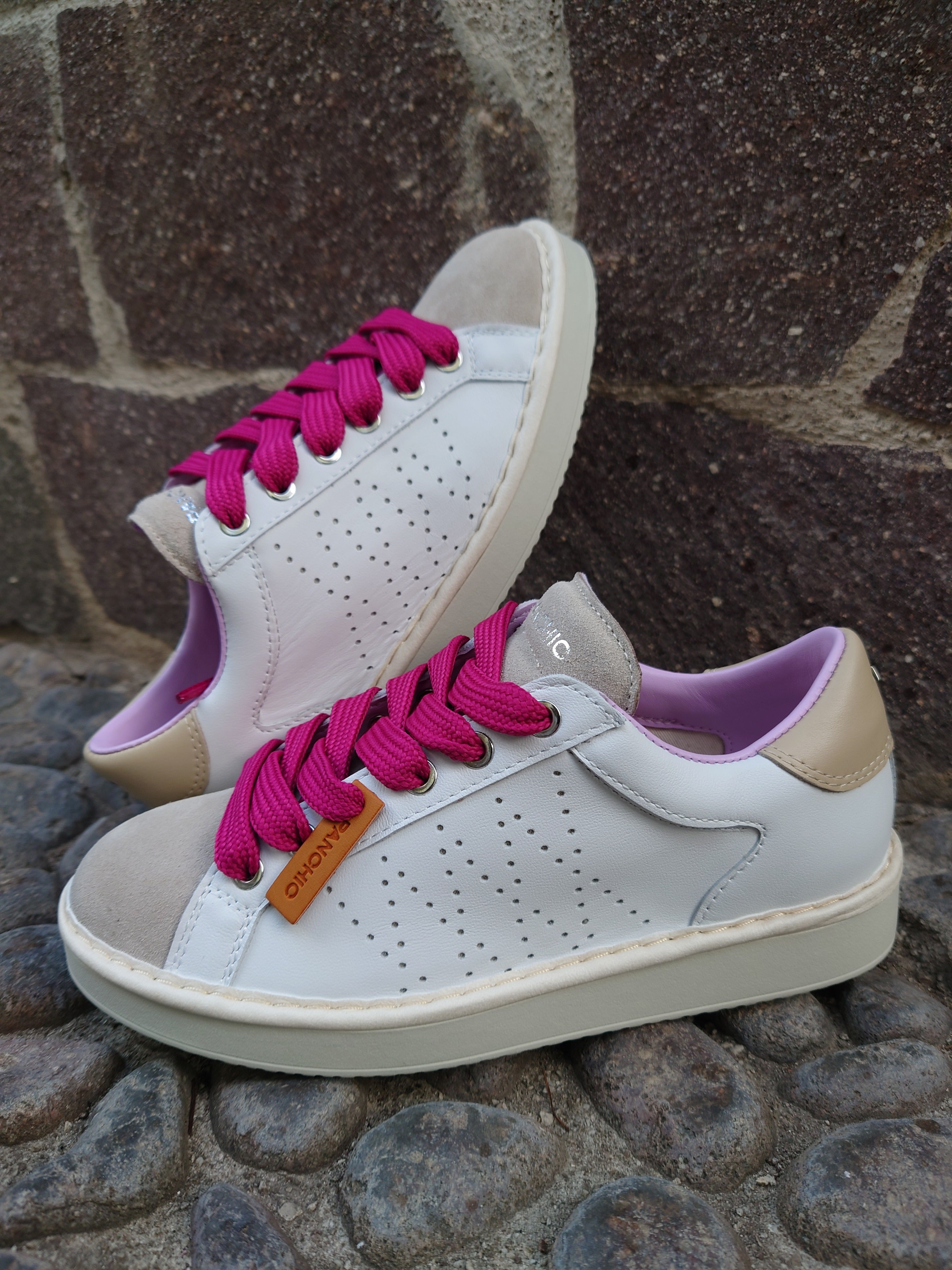 Panchic Sneakers Donna - Modello P01W013-00873023 (White-Fog-Fuchsia)