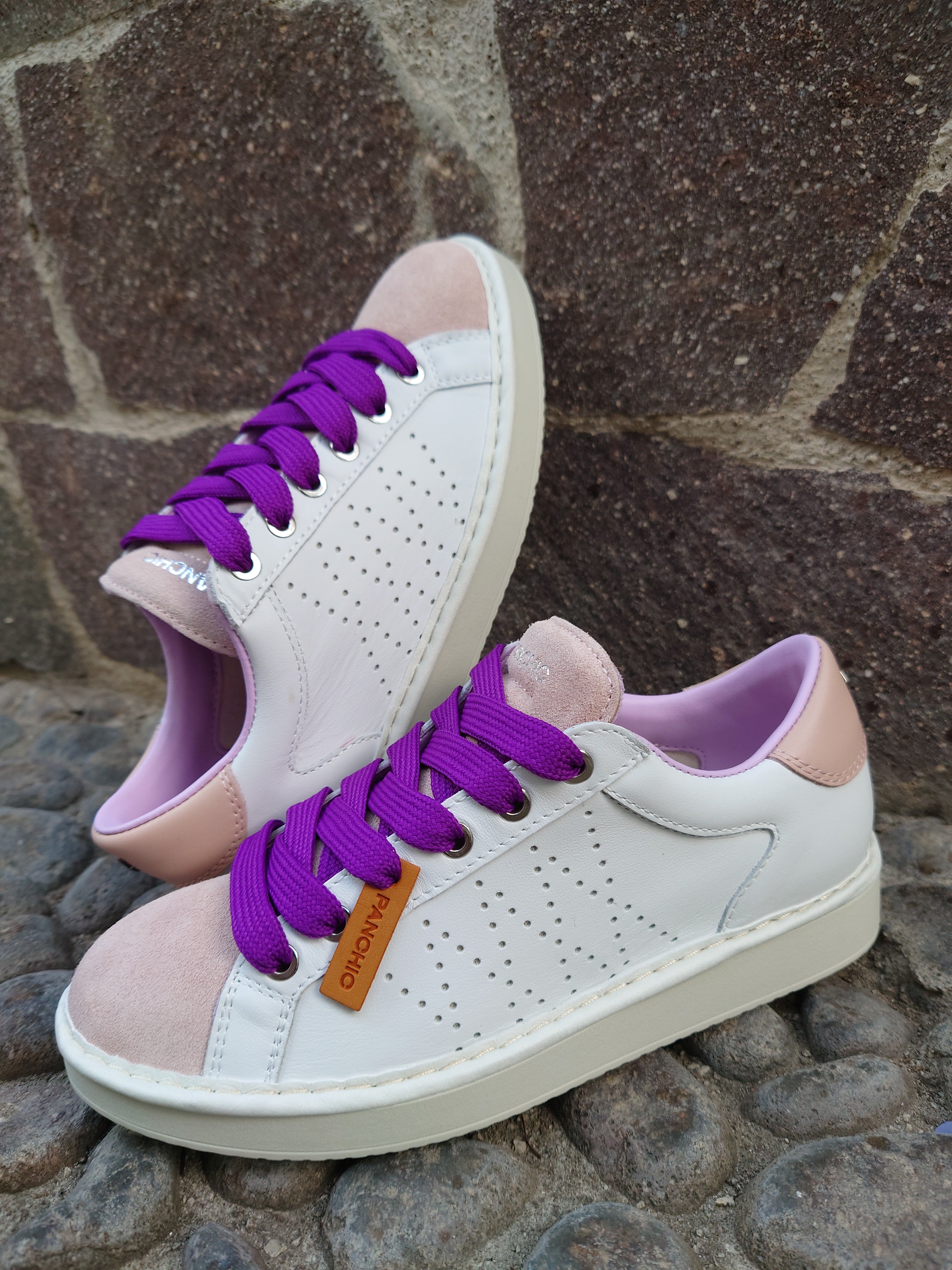 Panchic Sneakers Donna - Modello P01W013-00873040 (White-Powder Pink-Pansy)