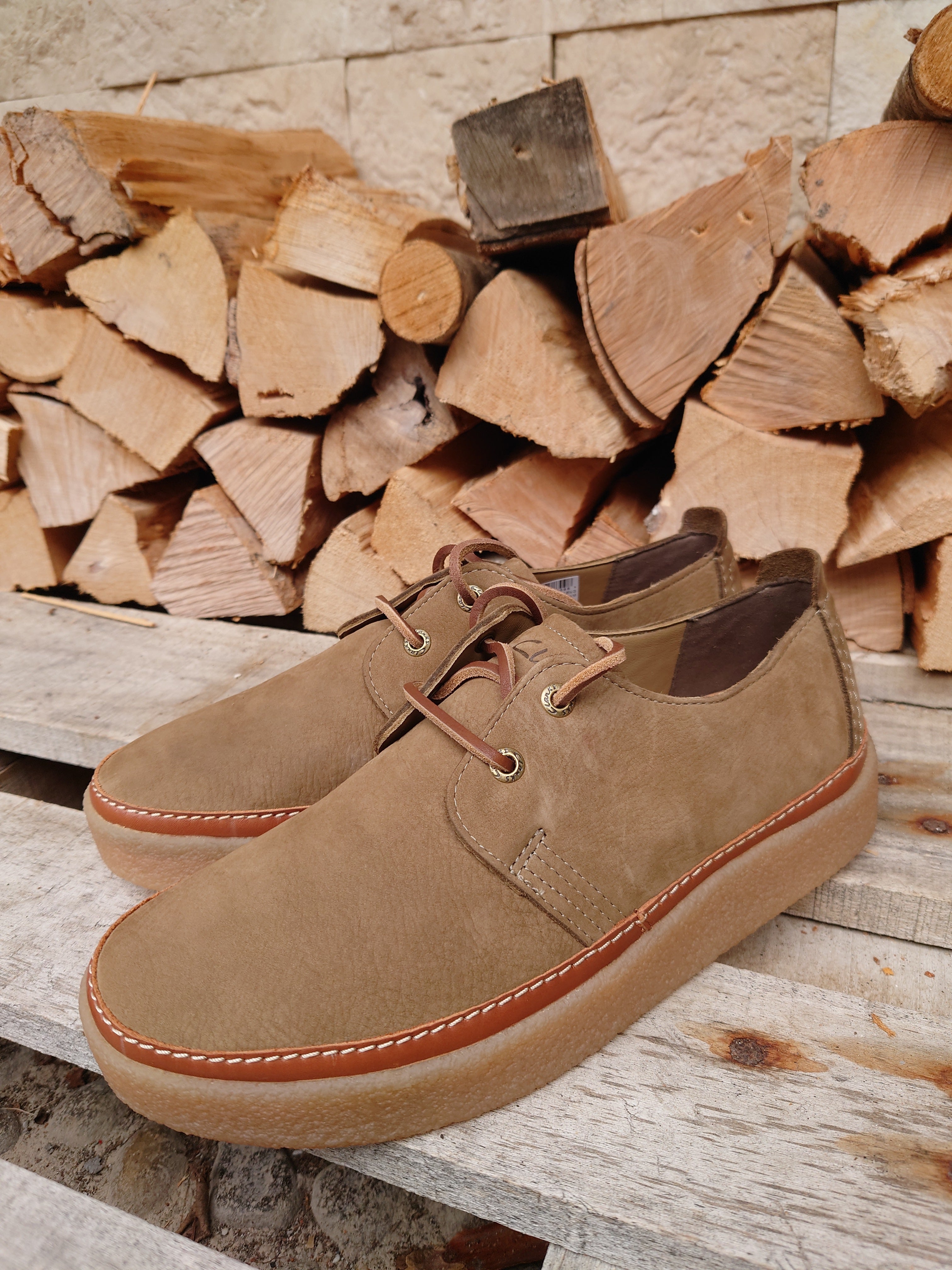 Clarks Scarpe Uomo - Modello Clarkwood Low (Oakwood Nubuck Suede)