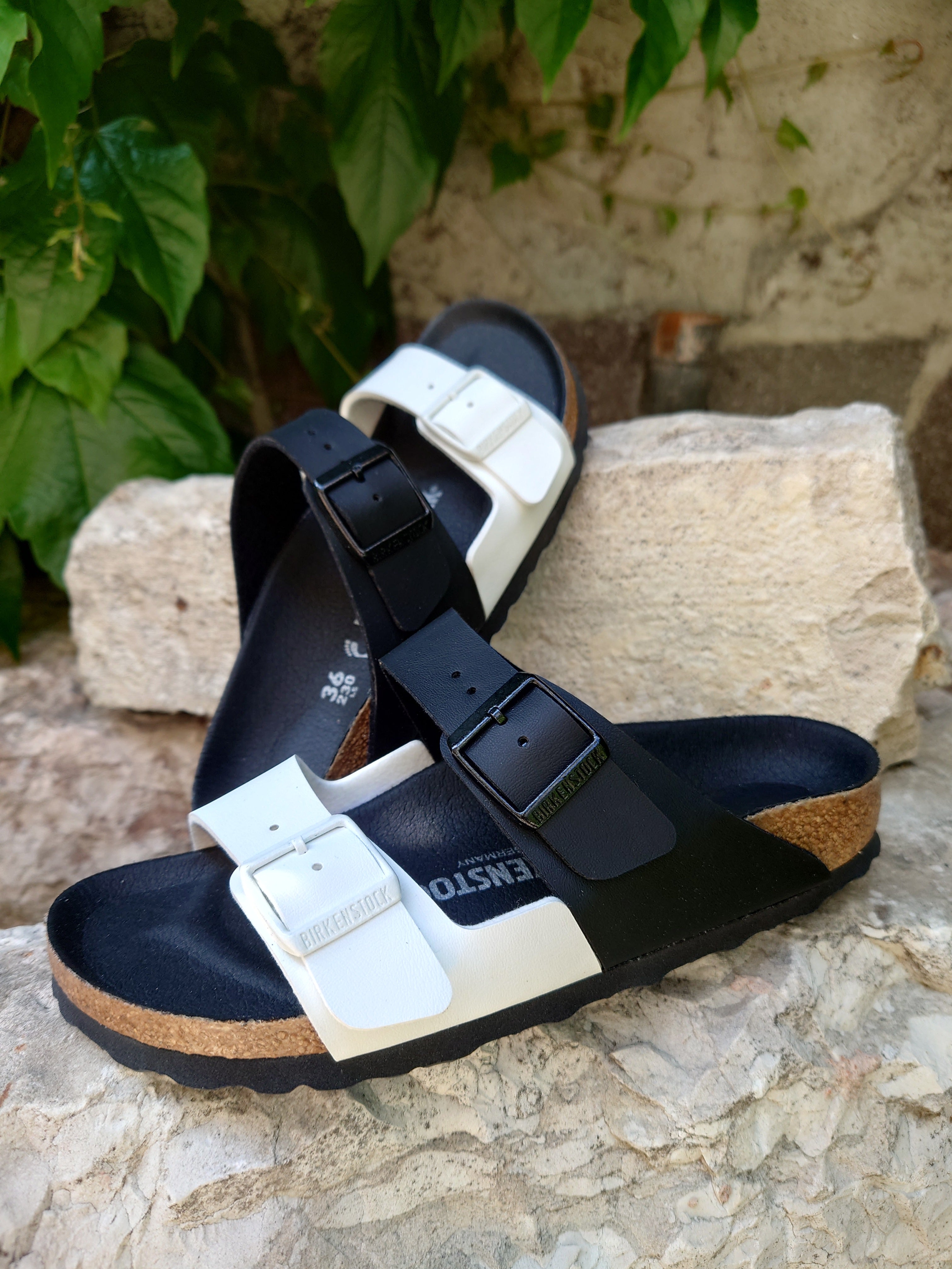 Birkenstock Sandali Donna - Modello 1019712 (Black/White)