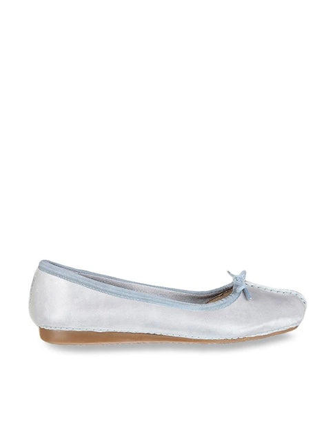 Clarks Scarpe Donna - Modello Freckle Ice (Silver Metallic)