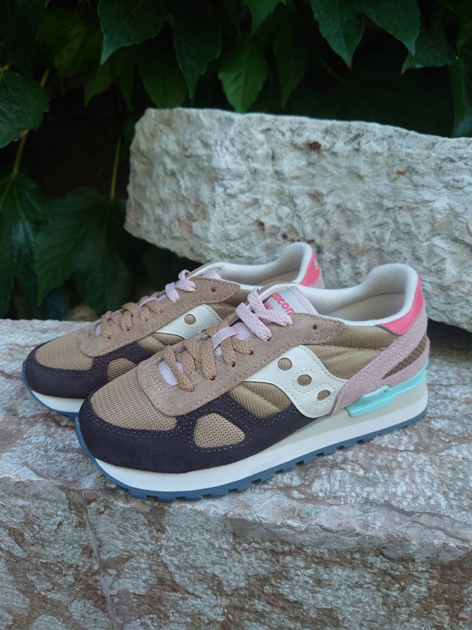 Saucony Sneakers Donna - Modello S1108-881 (Brown/Cream)