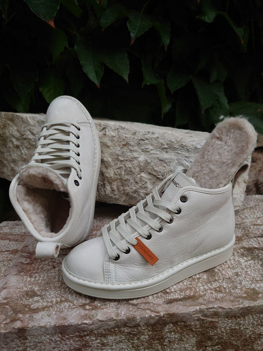 Panchic Scarpe Donna - Modello P01W015-0090B002 (Ivory Pelliccia Montone)