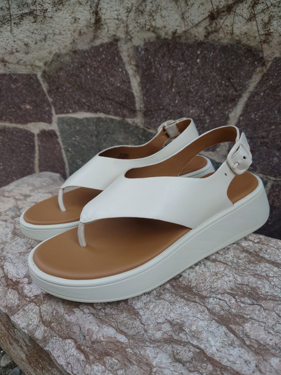 FitFlop Donna – Modello IY2-A99 Beige Leather