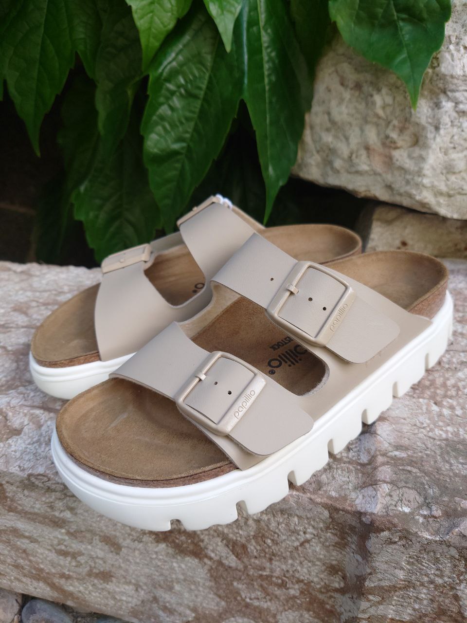 Birkenstock Donna – Modello Arizona Pop Chunky Sandcastle 1029094