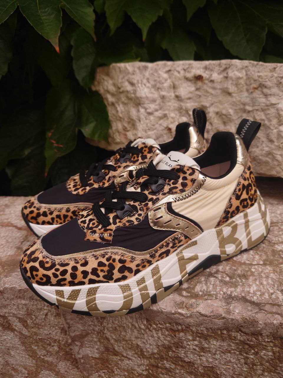 Voile Blanche Sneakers Donna - Modello 2017475.26.3D31 (leopard-platinum)