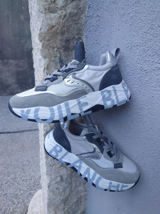 Voile Blanche Sneakers Donna - Modello 2017475.11.1B24 (grey-silver)