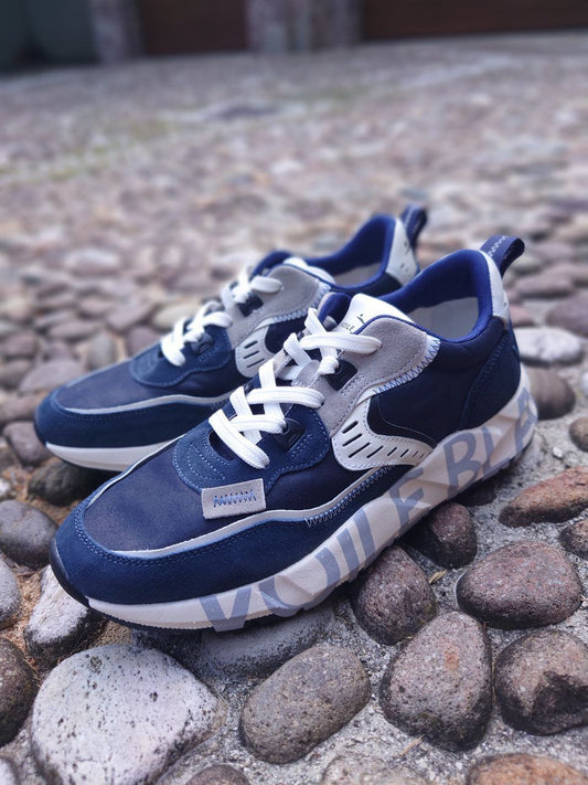 Voile Blanche Sneakers Uomo - Modello 2017465.17.0C01 (blue)